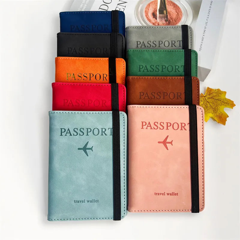RFID Passport Wallet & Card Holder (PU Leather)