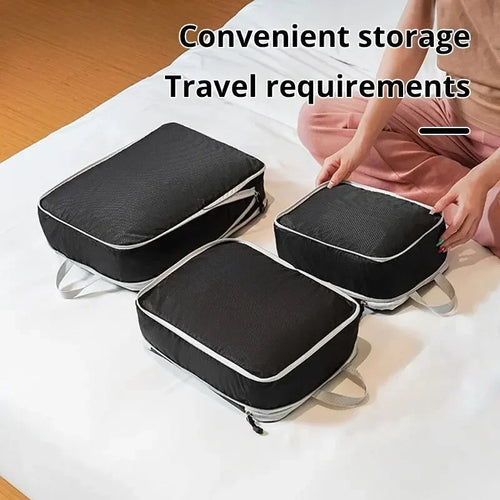 3-Piece Compression Packing Cubes Set – Pack More, Stay Organized
